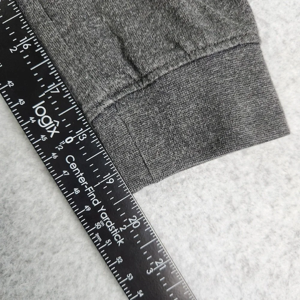 Nike Hoodie Womens Small Gray Heathered Activewear Gym Embroidered Logo Full Zip